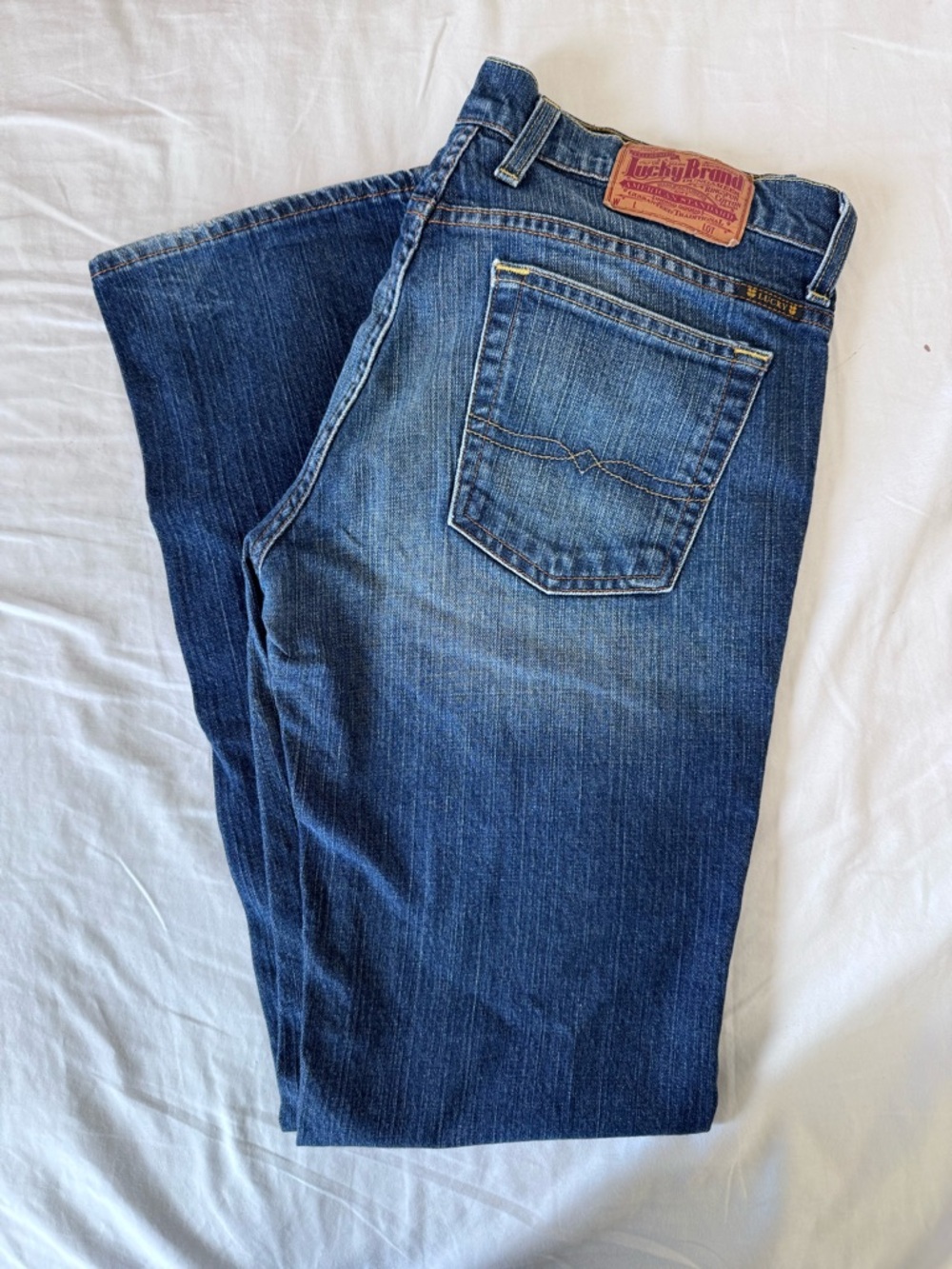 Lucky Brand Dark Blue Straight Jeans